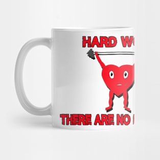 valentine's day hard work heart Mug